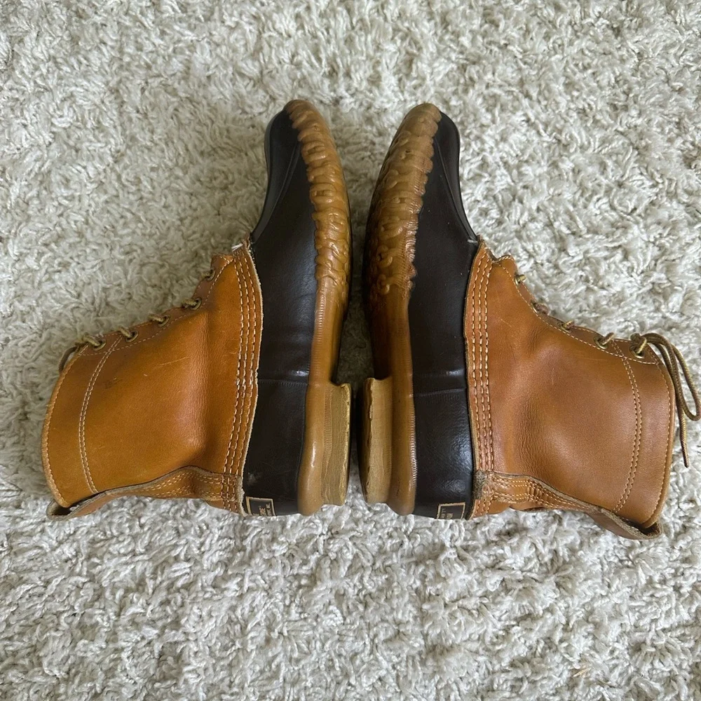 Vintage L.L. Bean Maine Hunting Shoe Boot Mens 8 Usa Made Duck boots